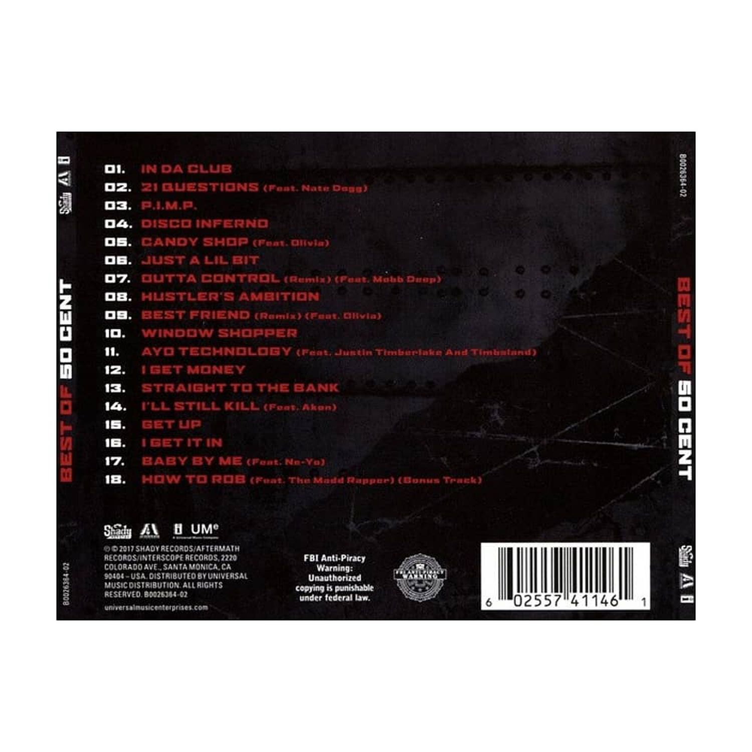 50 Cent - Best Of 50 Cent | Cd image number 1.0