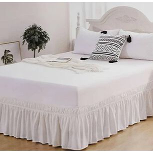 Faldon Liso Cama King