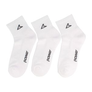 Calcetines Hombre Power Tripack Classic Mn White