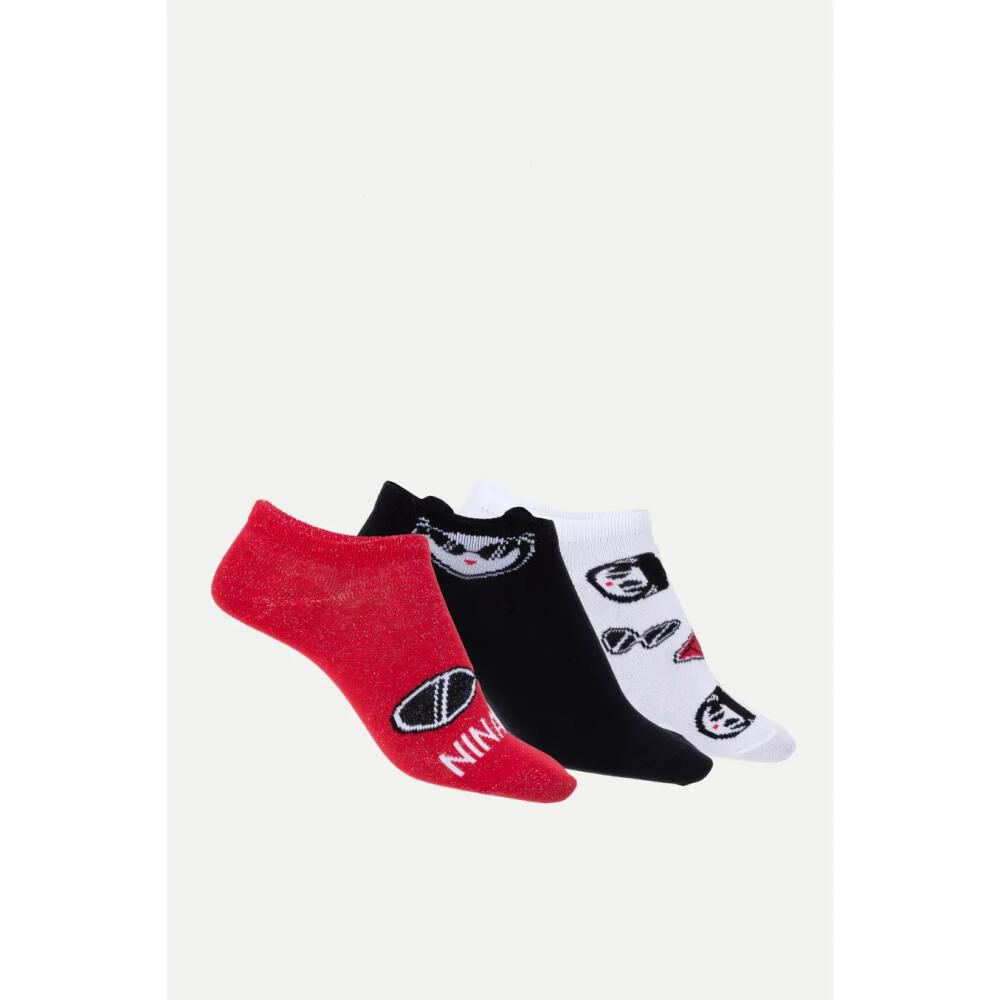 Calcetines Mujer Nn Mask Ngx / 3 Pares image number 0.0