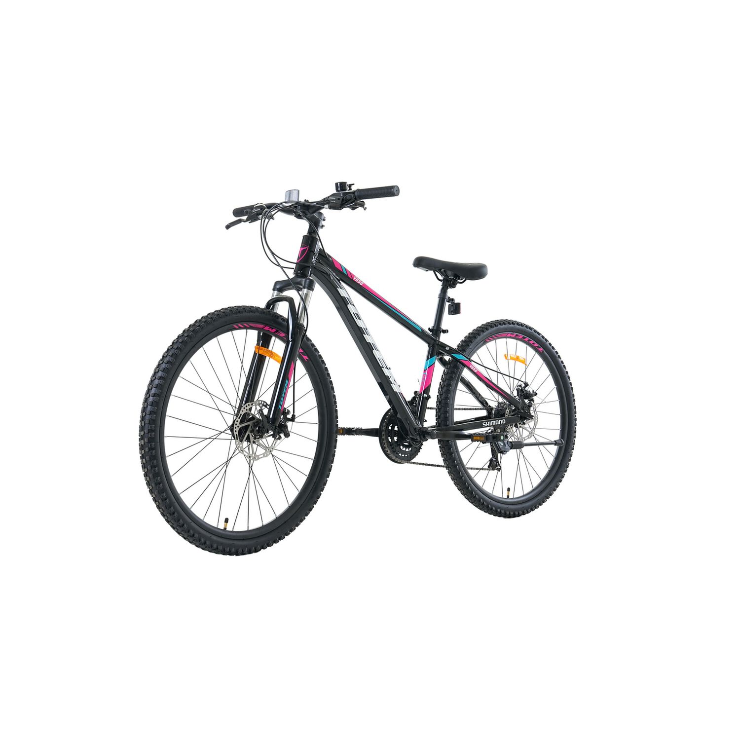 Bicicleta Totem Mtb Aro 26 Modelo Y650 Negro Rosa image number 1.0