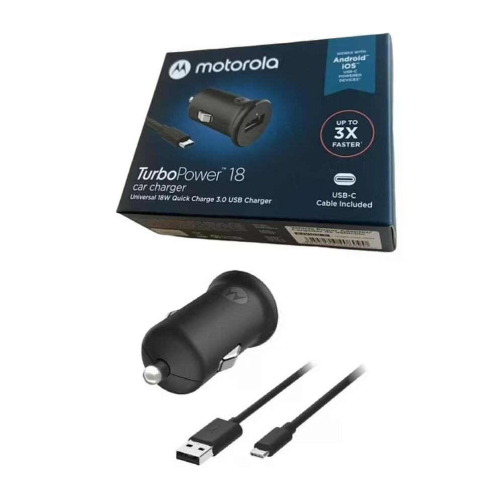 Cargador Automovil Carga Turbo Usb Tipo C Negro image number 3.0