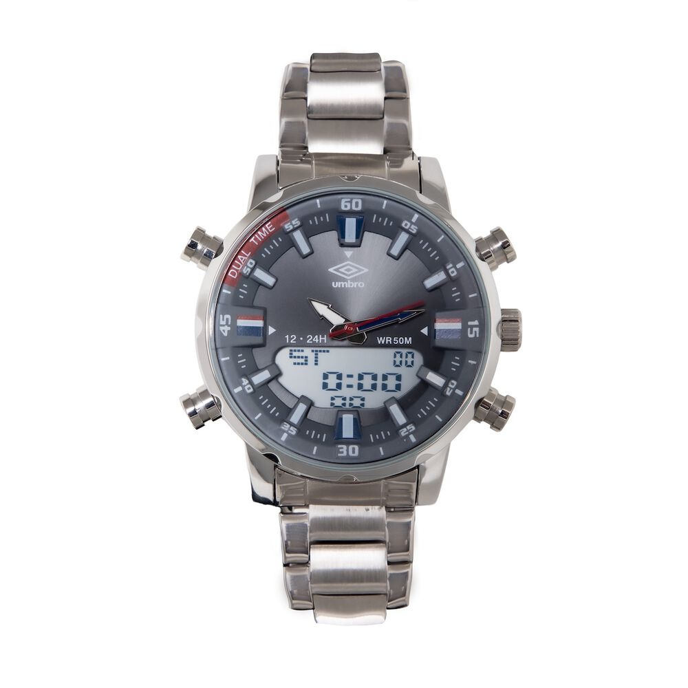 Reloj Umbro Plus Umbp-1500-21 Plateado image number 0.0