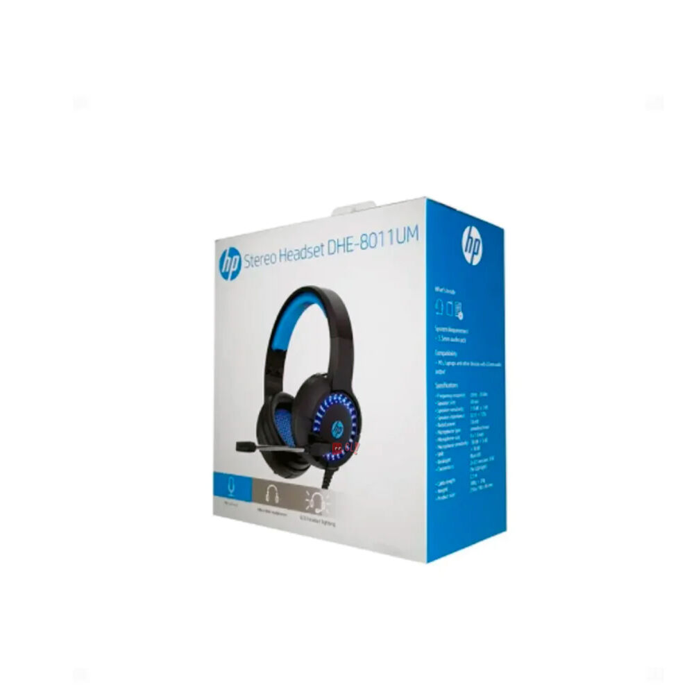 Audífonos Gamer Hp Dhe-8011 Iluminación Led Azul - Ps image number 2.0