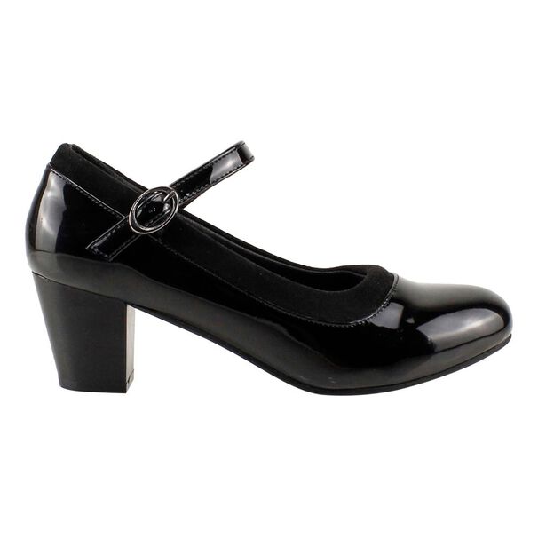 Zapato Con Taco Mujer New Walk Black