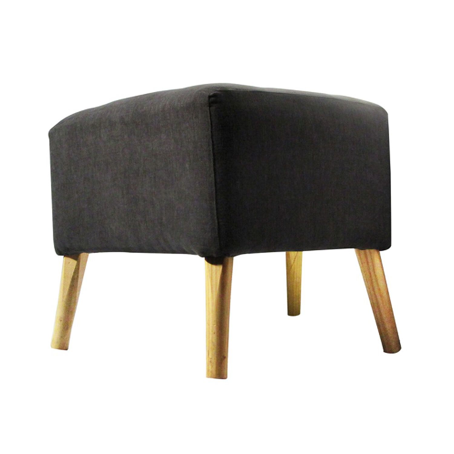 Pouf Petrum Gris Oscuro Altea 62x42x42 Cm image number 2.0