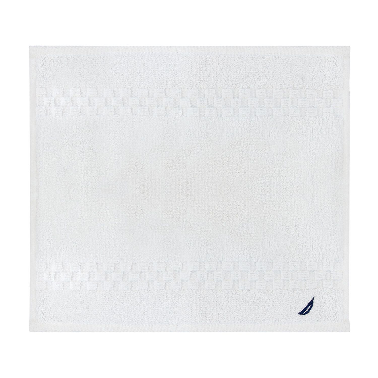 Toalla De Cara Signature Nautica 100% Algod&oacute;n 33x33cm Frescura Y Suavidad Blanca image number 4.0