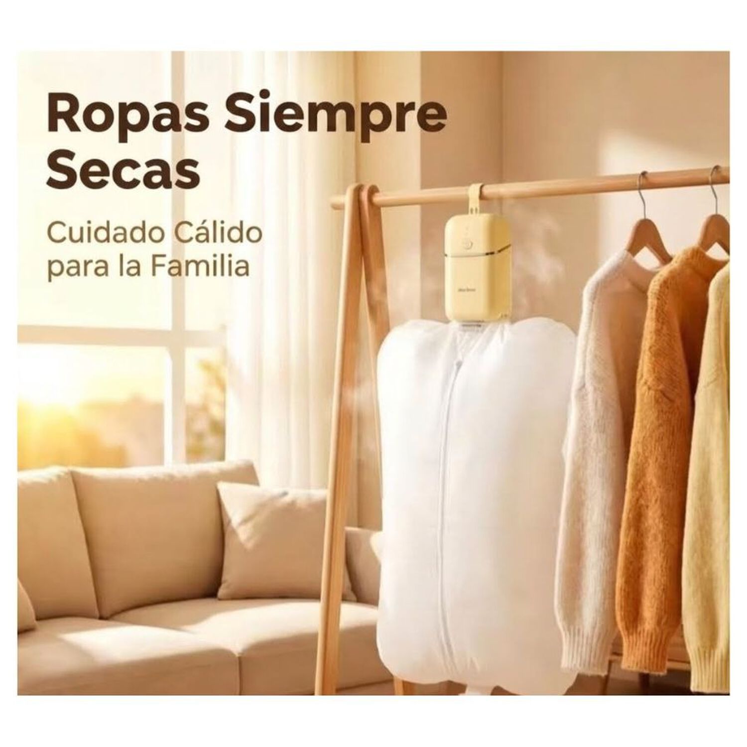 Mini Secadora Port&aacute;til De Ropa Viaje Y Hogar image number 3.0