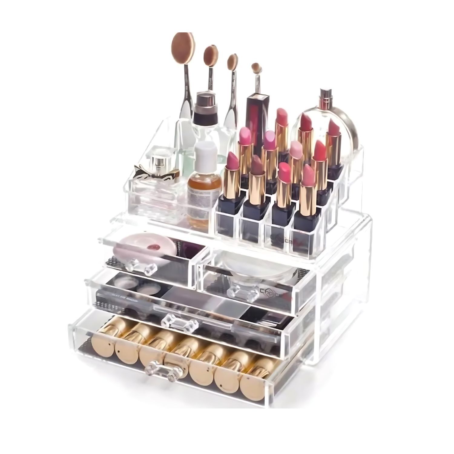 Organizador Rectangular 4 Bandejas Mostrador 22cm Coquette image number 0.0