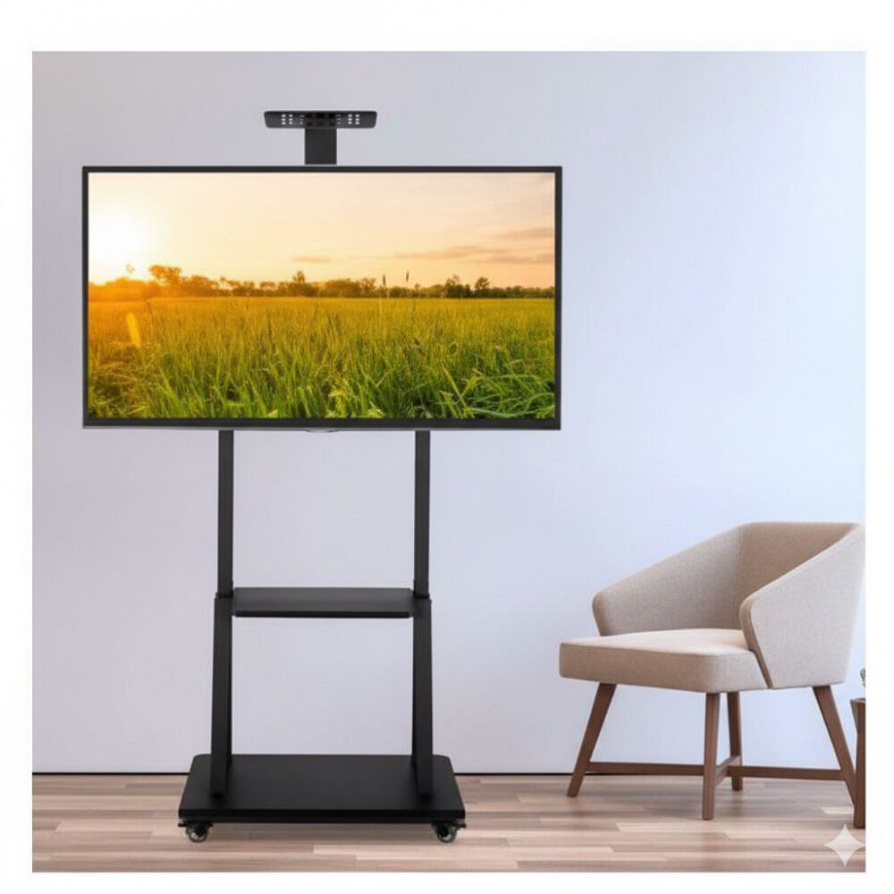 Soporte Tv Base Pedestal Con Ruedas Monitor 32 A 72p 210cm image number 4.0