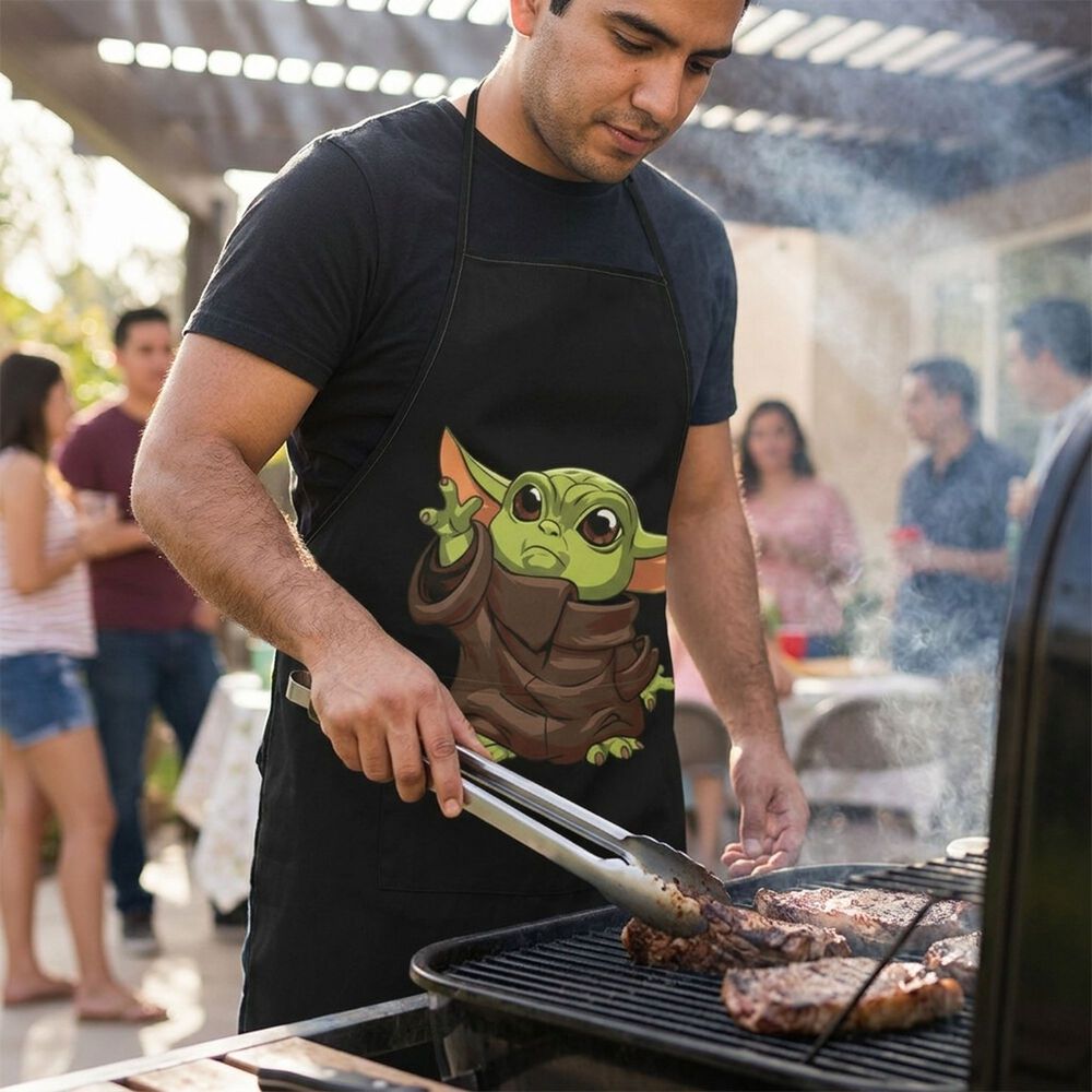 Delantal Cocina Star Wars Baby Yoda Grogu image number 2.0