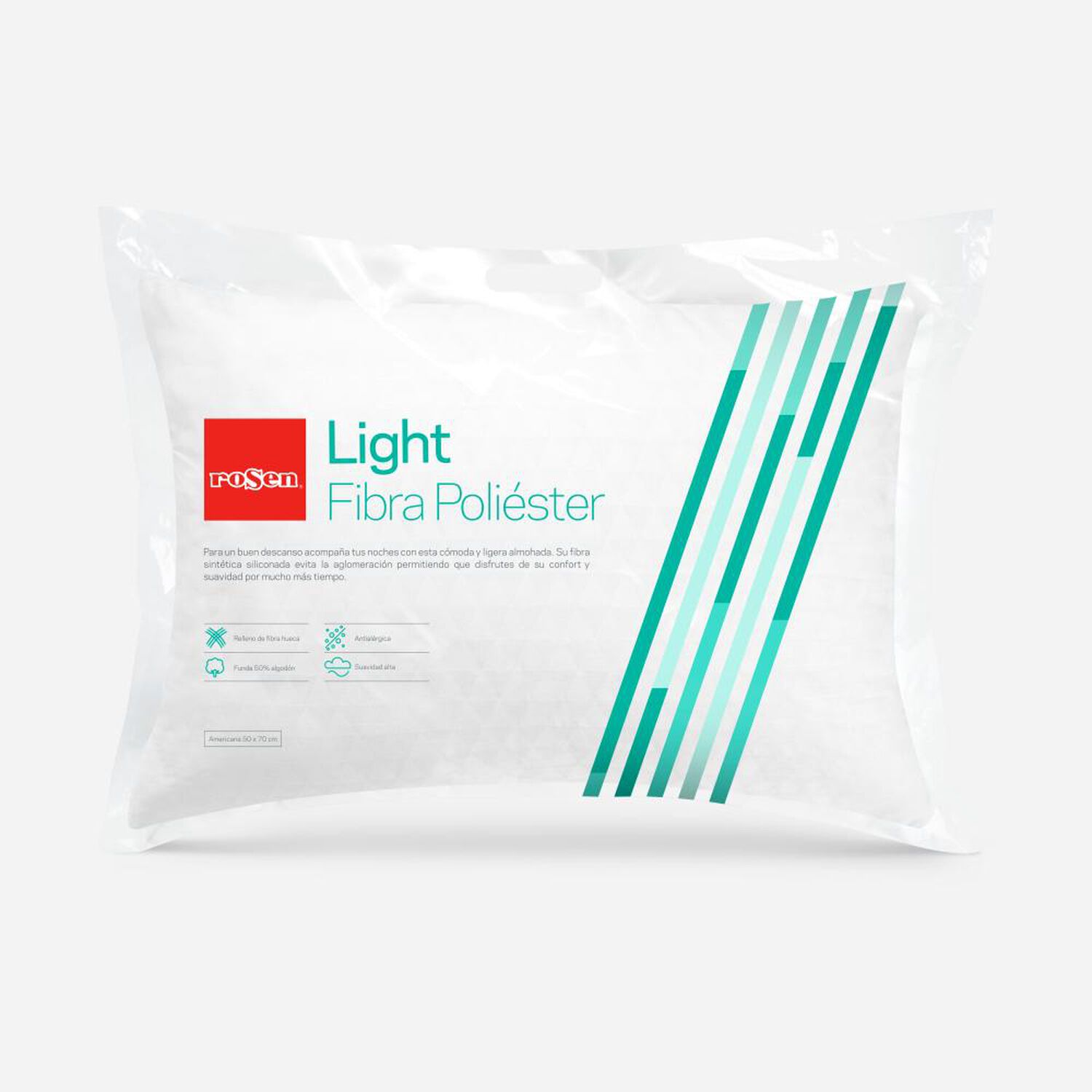 Pack De Almohadas Rosen Light / 50x70 Cm / 4 Unidades image number 4.0