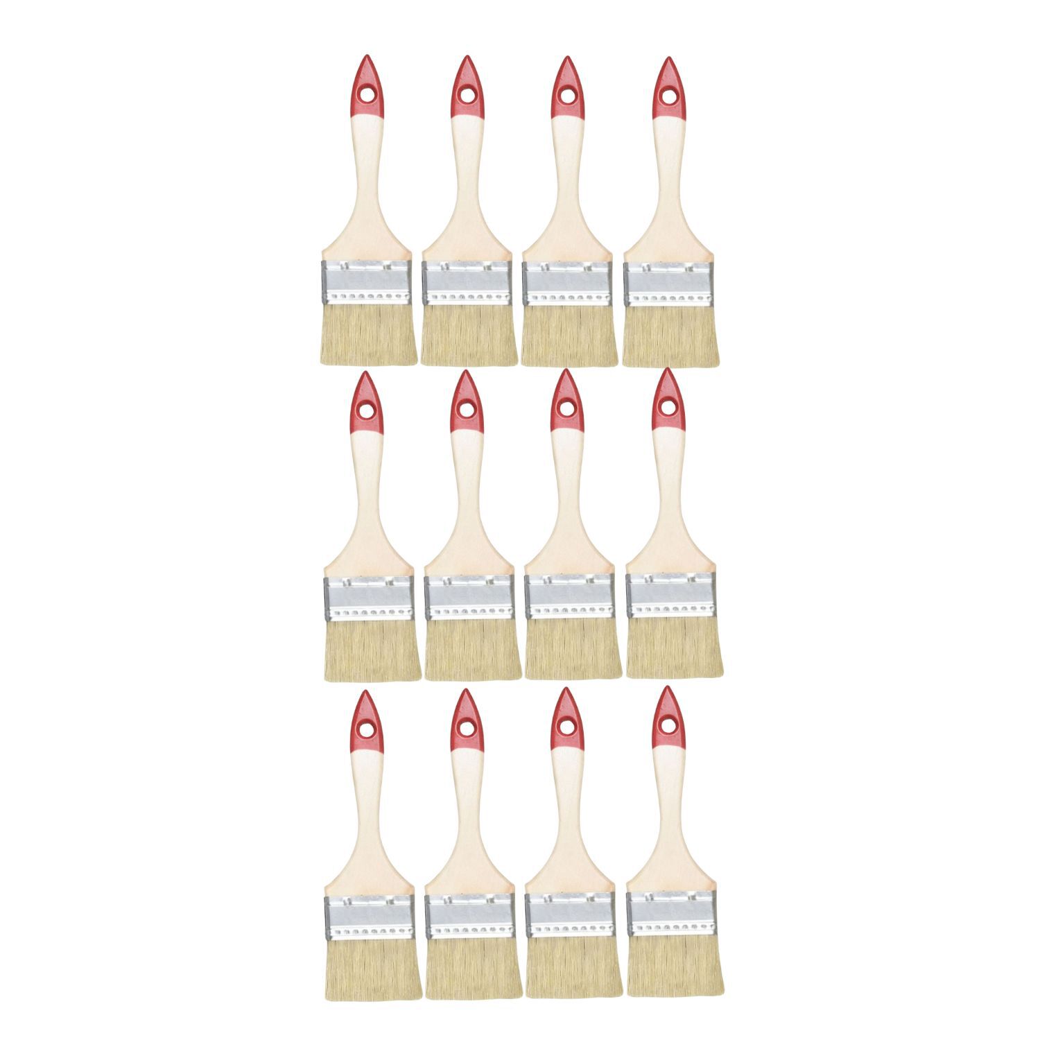 Set 12 Brocha Mango Madera 2.5 Pulgadas Para Pintura image number 1.0