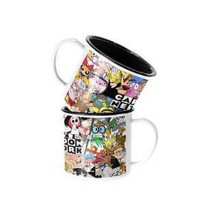 Taza Enlozada Lechera Cartoon Network Monitos Animados