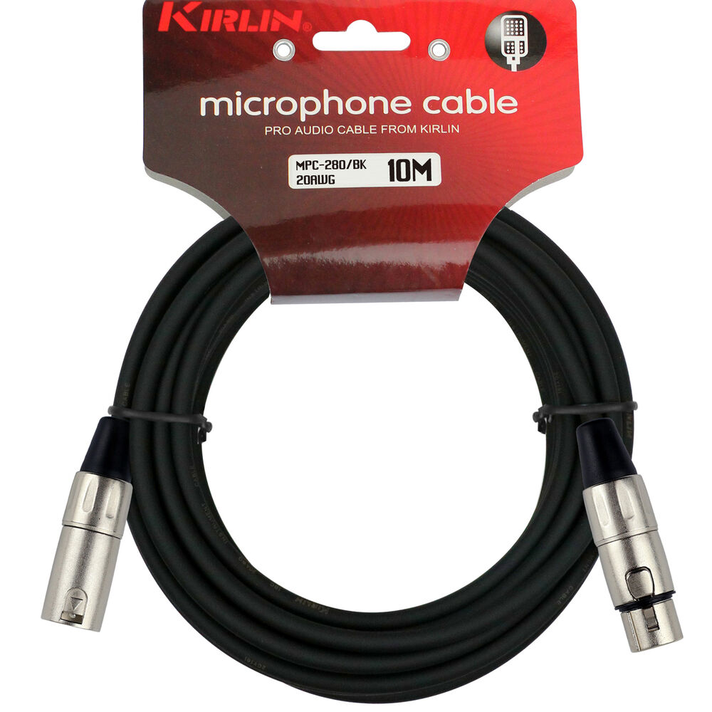 Cable Micrófono Kirlin Serie C Xlr 10m Mpc-280-10 image number 1.0