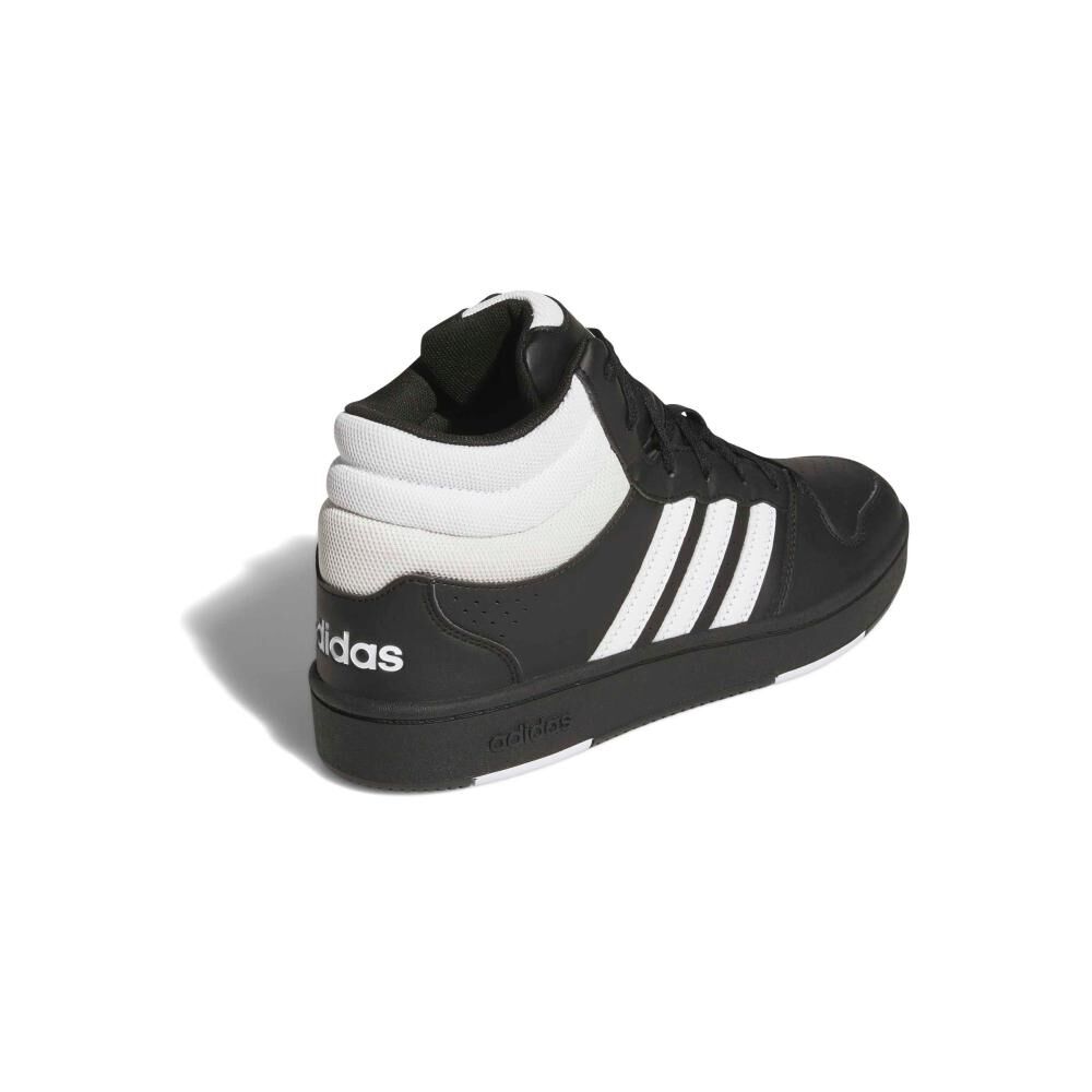 Zapatilla Basketball Unisex Adidas Hoops Mid Classic Negro image number 3.0