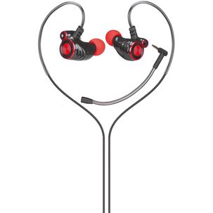 Audifono Gamer Inear Jack 3.5 Rojo Dhe-7002