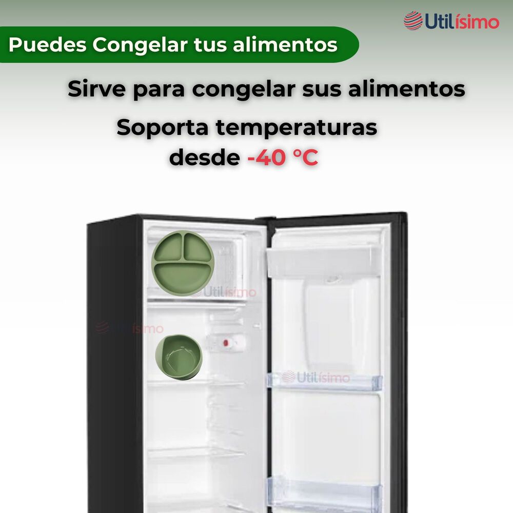Set De Alimentación Bebé Silicona 5 Piezas Libre Bpa Colores Surtidos image number 7.0