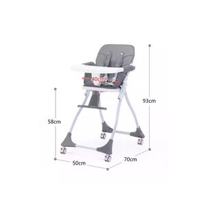 Silla De Comer Plegable Rosada
