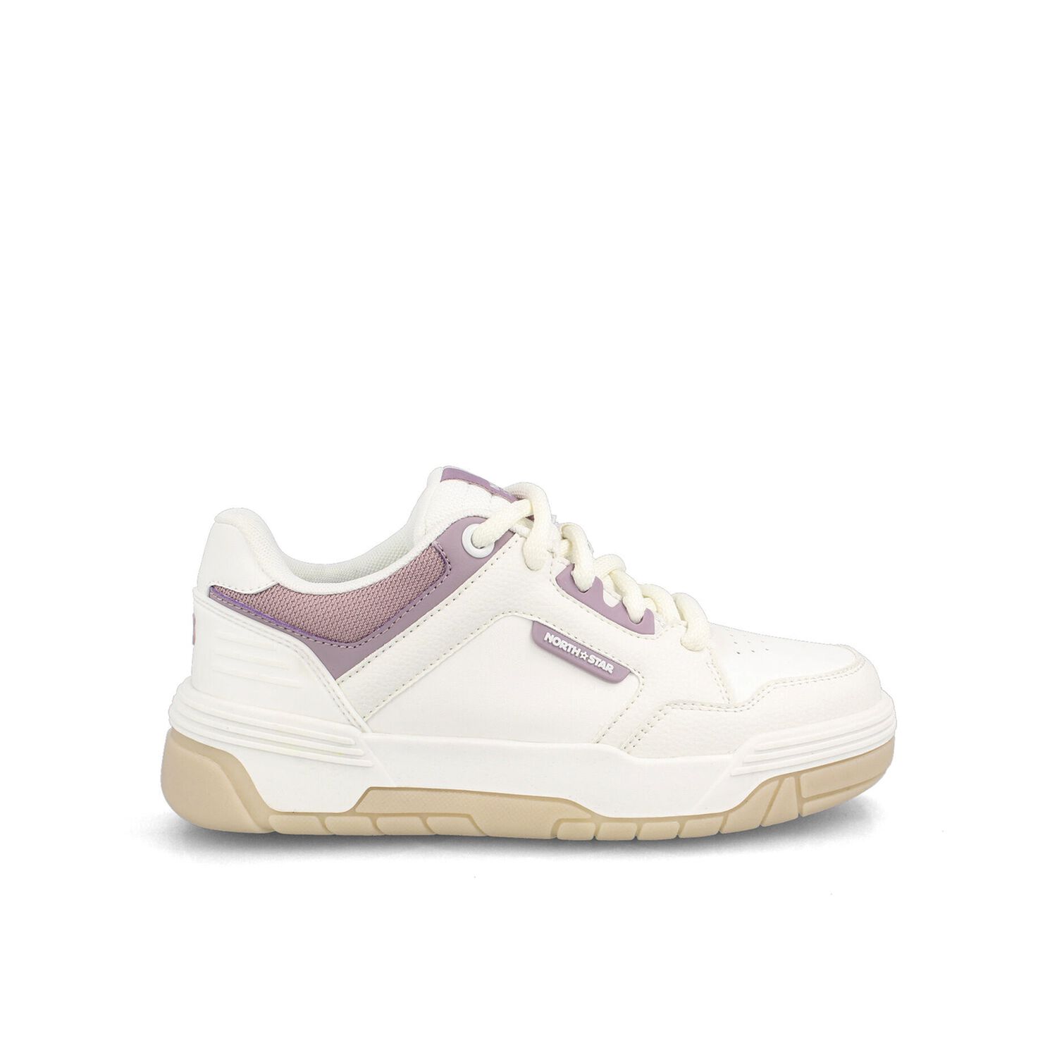 Zapatilla Mujer North Star Skater Chunk Blanco-morado image number 0.0