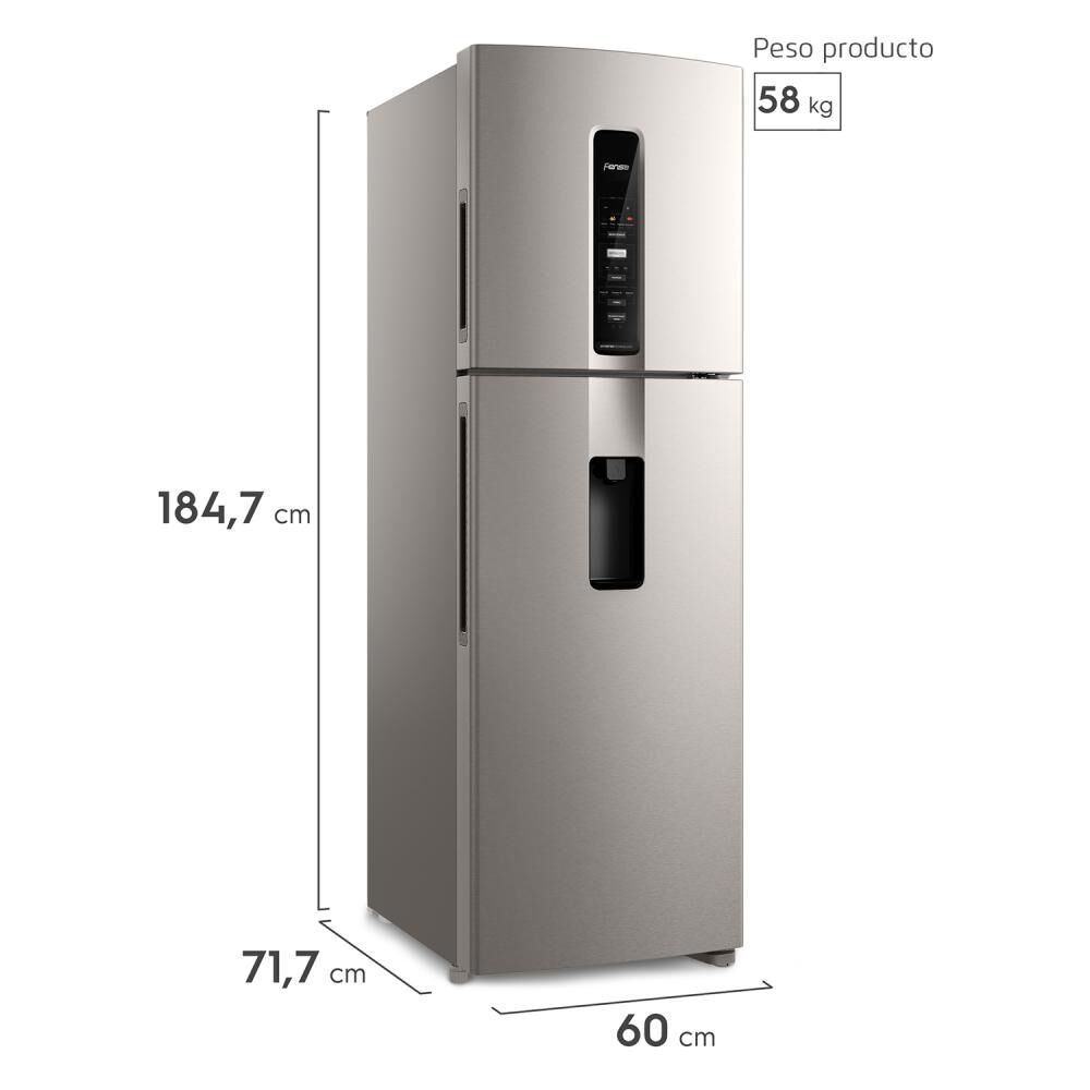 Refrigerador Top Freezer Fensa IW45S / No Frost / 409 Litros / A+ image number 2.0
