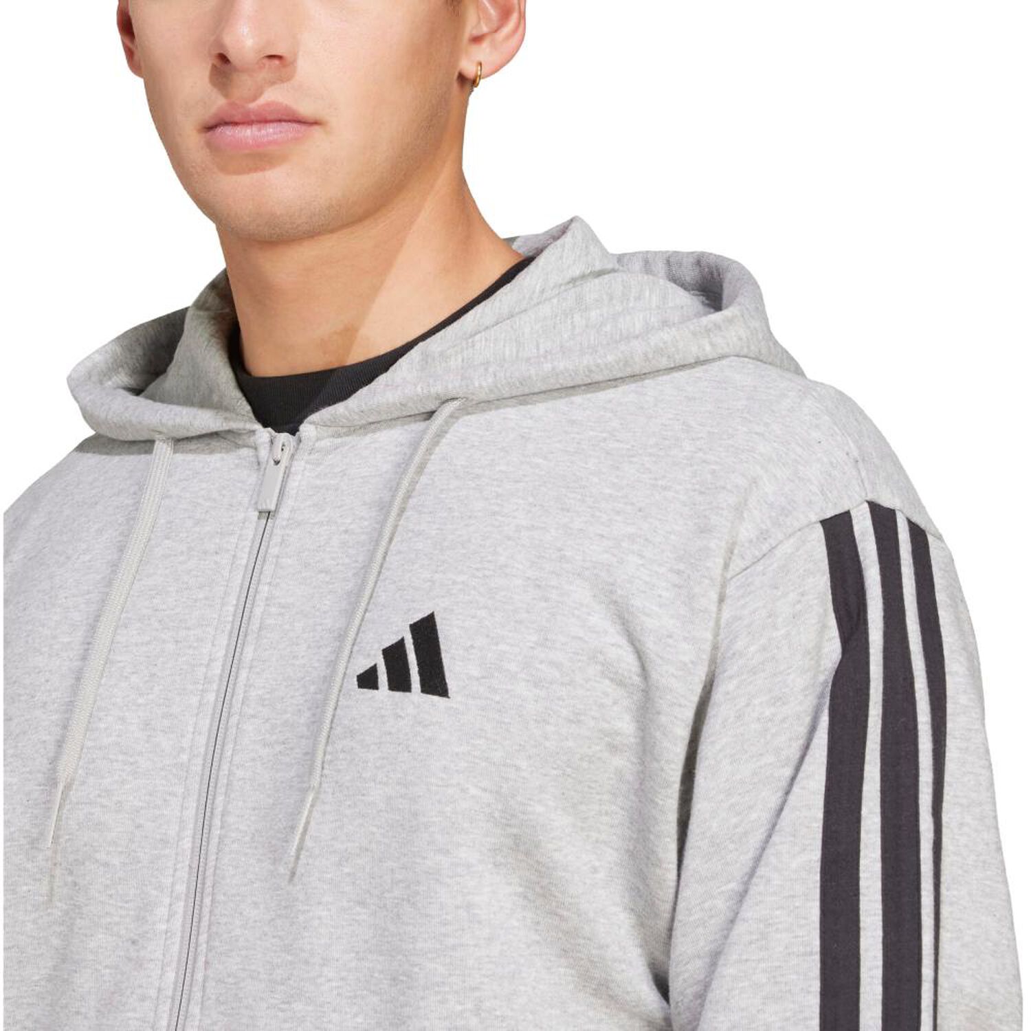 Poler&oacute;n Deportivo Hombre Adidas M 3s Ft Fz Hd image number 5.0