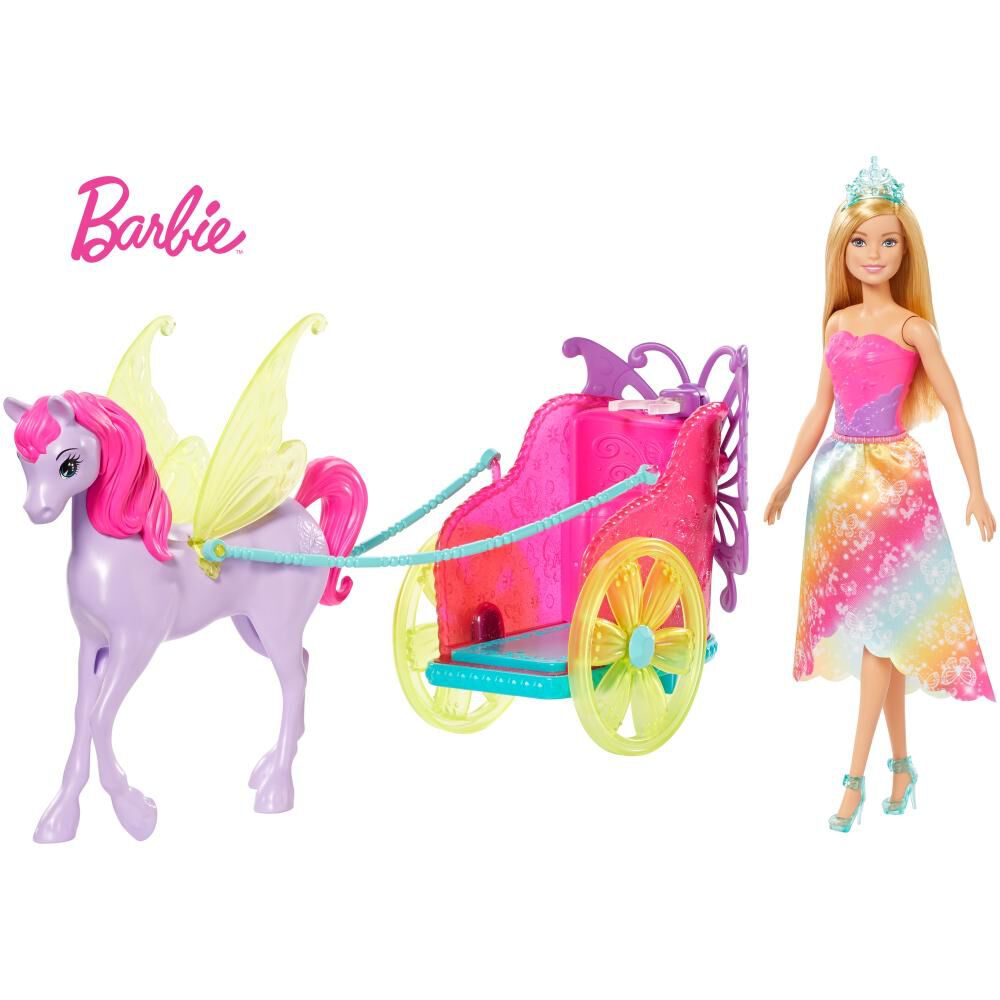 barbie con carruaje