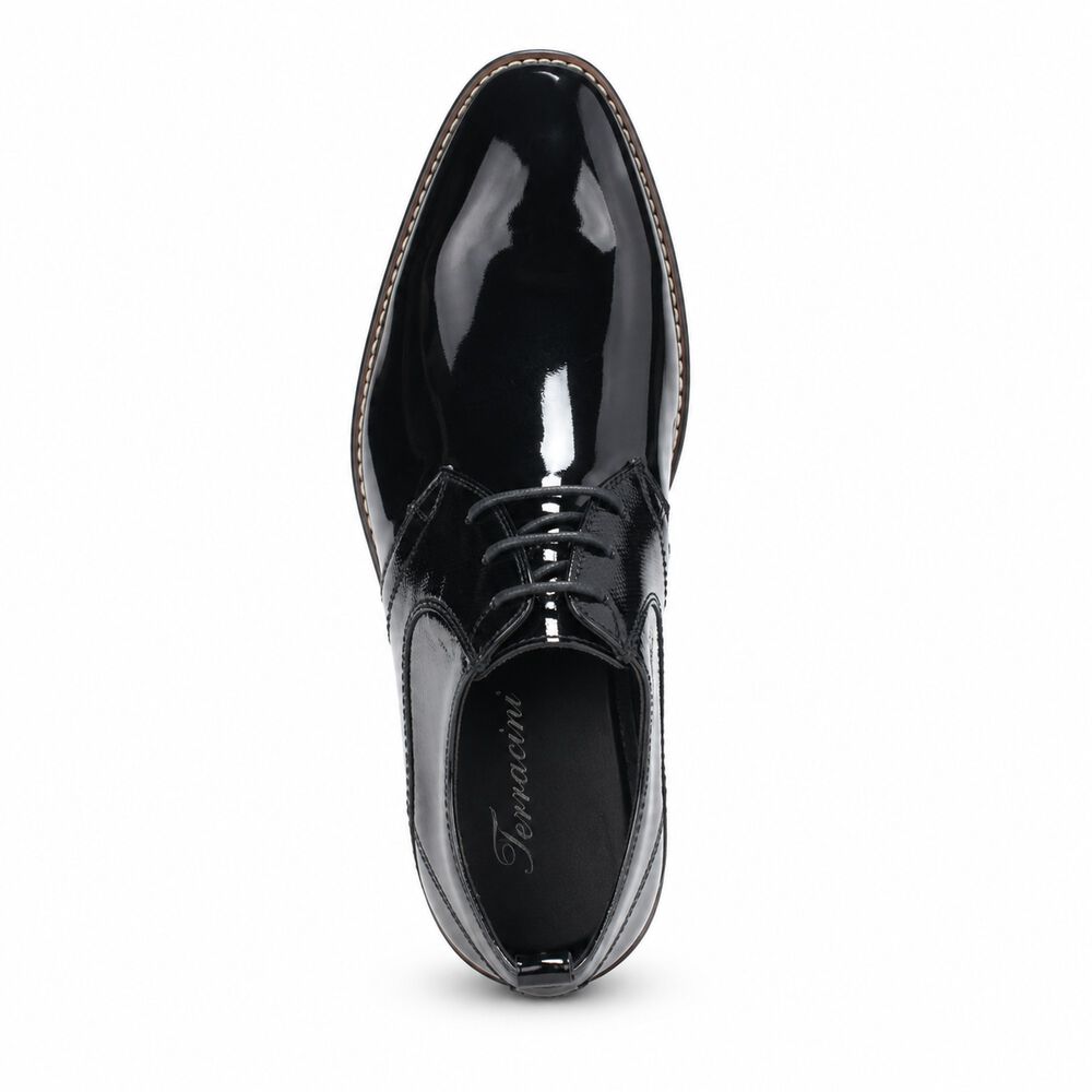 Zapato Ferracini Hombre 5659 Caravaggio Negro Charol Casual image number 4.0