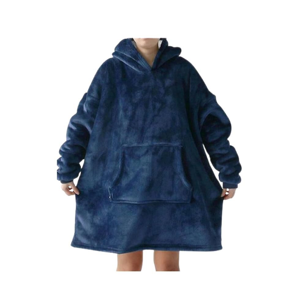 Poleron Felpa Con Capucha Manta Polar Bata Frazada Inviern image number 36.0