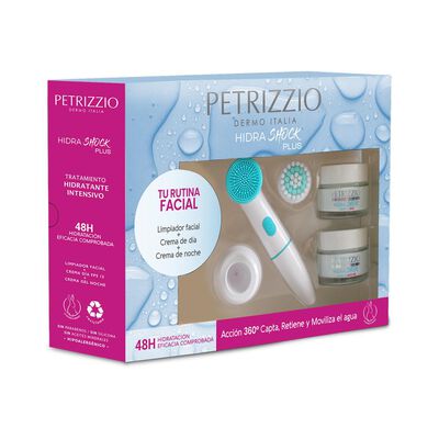 Set De Cremas Hidrashock Día/noche Petrizzio + Limpiador Facial