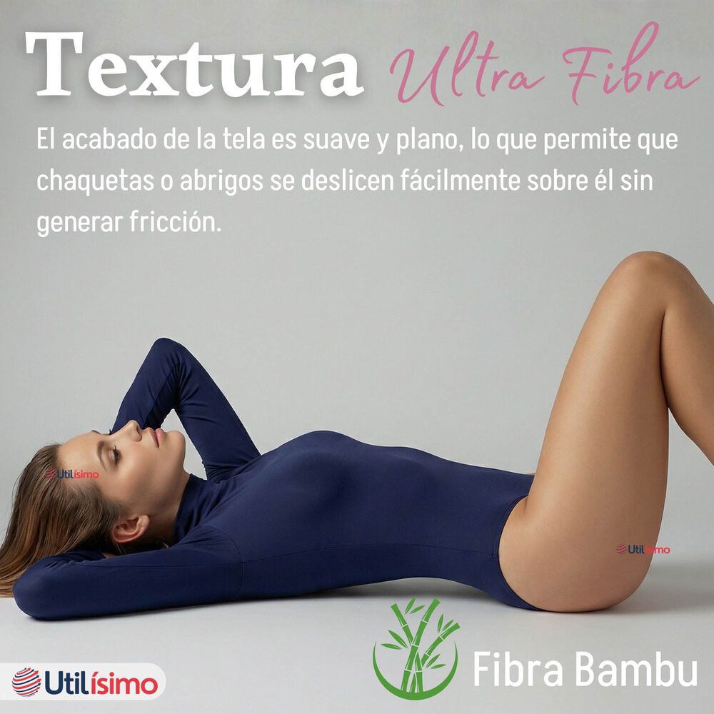 Body Manga Larga Bamb&uacute; Cuello Alto Beatle Mujer Colores Surtidos image number 5.0