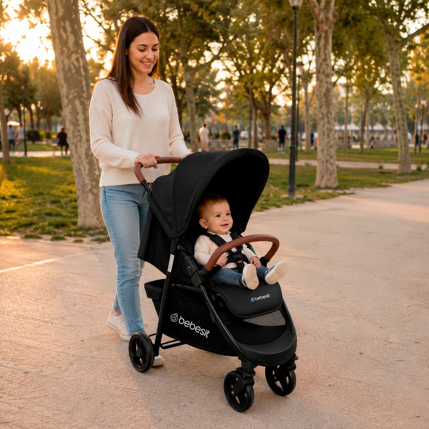 Coche Travel System Elora Negro image number 3.0