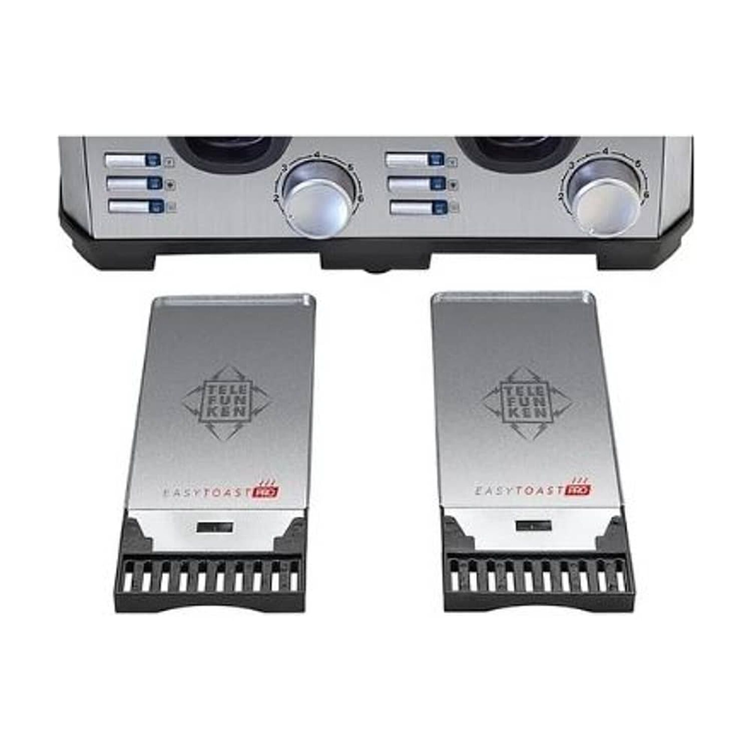 Tostador El&eacute;ctrico 4 Rebanadas Acero Color Gris Easytoast Pro Potencia 1450w image number 2.0
