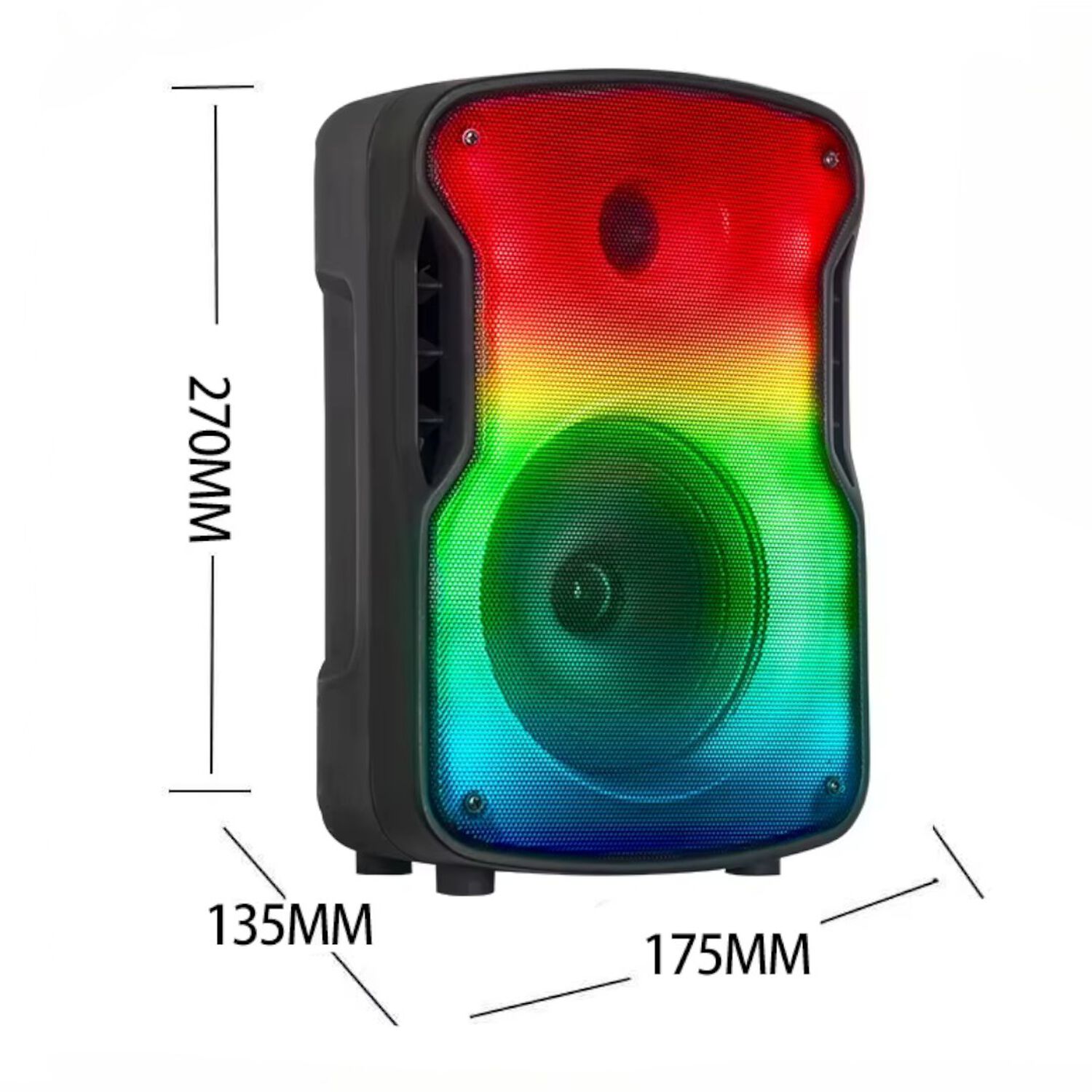 Parlante Bluetooth Flaming Flash Full Rgb Llightning 20w Rms image number 3.0