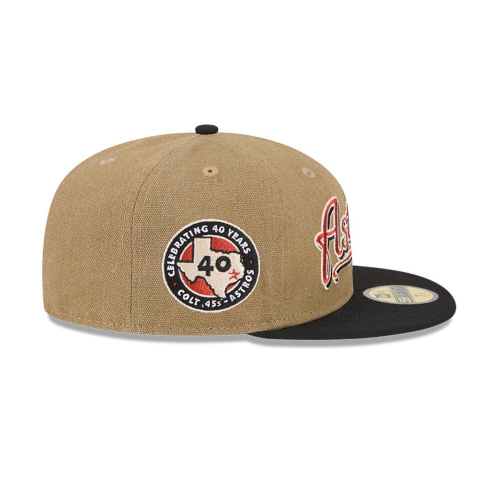 Gorro 59fifty Mlb Houston Astros Canvas Crown Med Beige image number 3.0