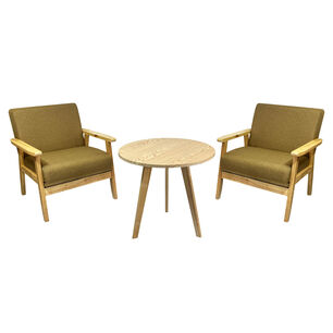 Set Poltronas + Mesa Nature Caf&eacute;