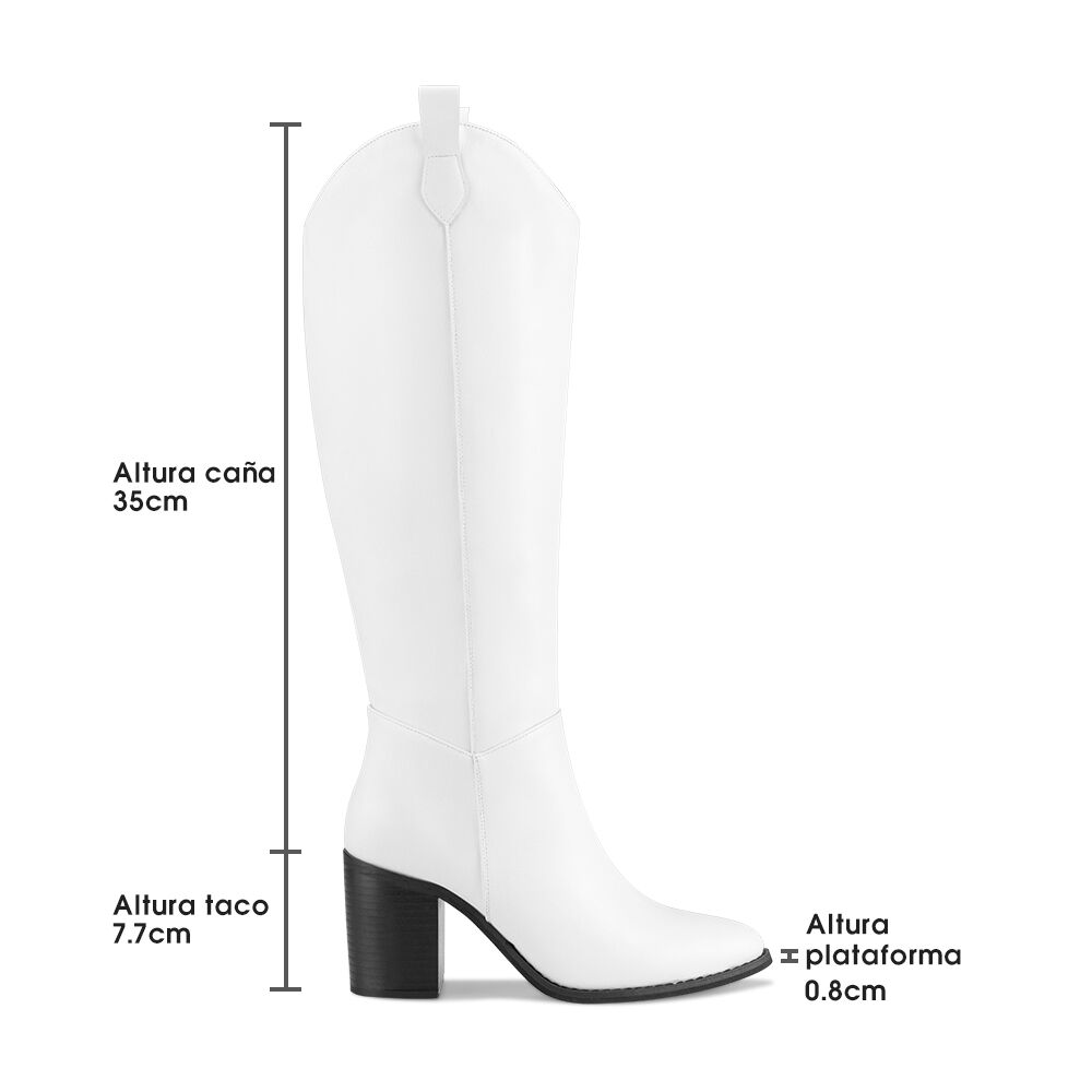 Bota Mujer Ainara Blanco Weide image number 5.0