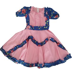 Vestido De Huasa Niña Talla 16