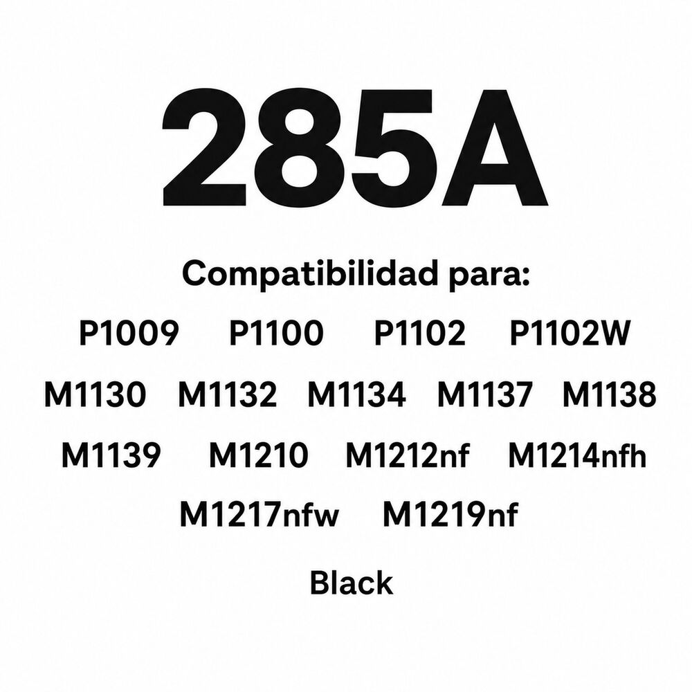 Toner Alternativo Pacific Para Impresoras Hp 285 image number 2.0