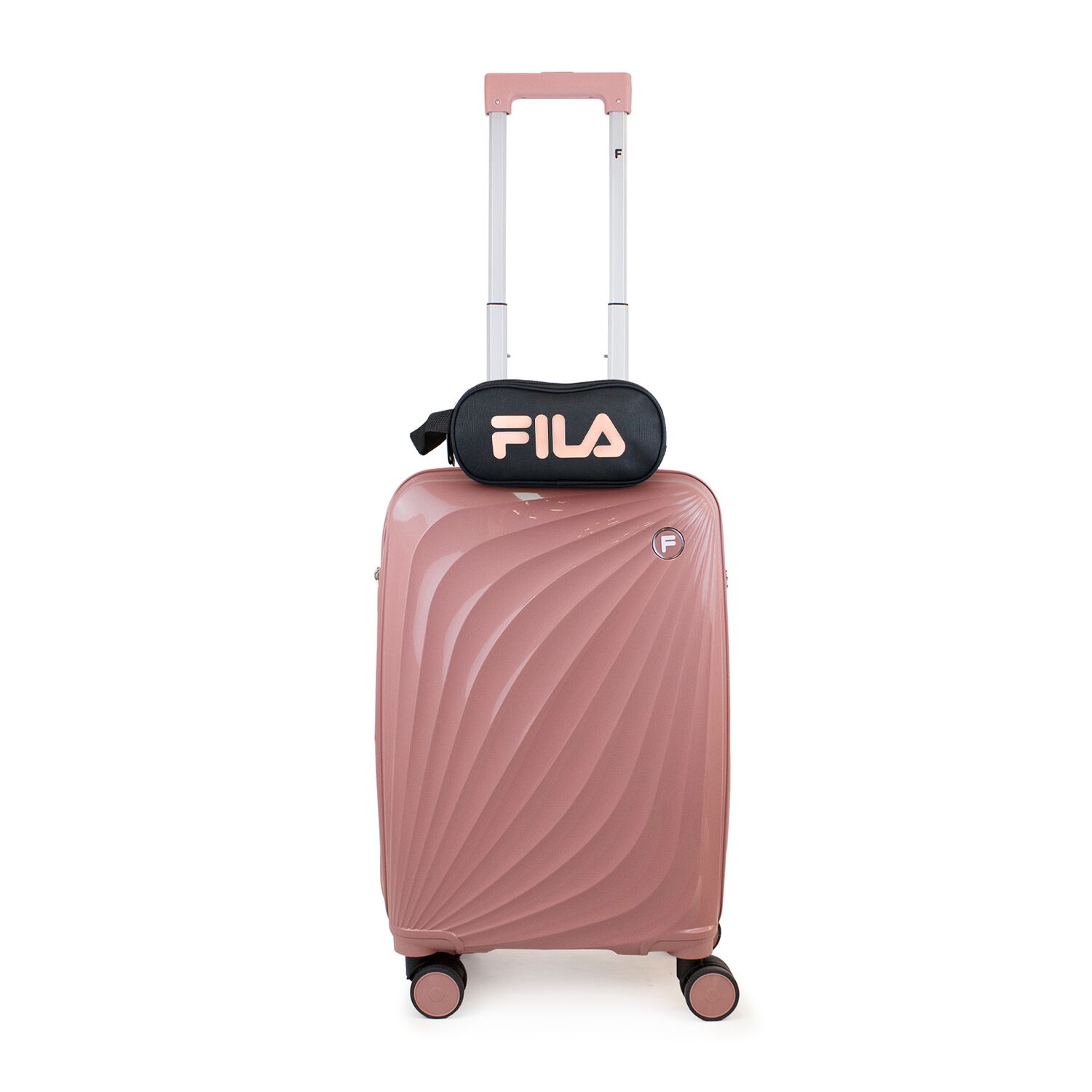 Pack Maleta Cabina 10kg Slay Rosada + Neceser Spark Fila image number 0.0