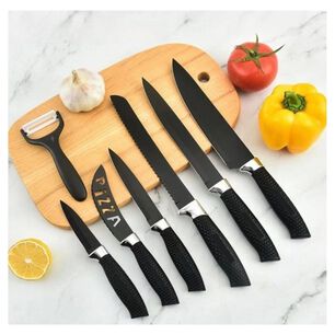 Set 7 Piezas Cuchillos Cocina Profesionales Antiadherentes