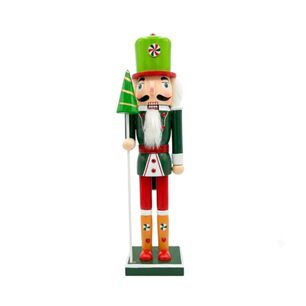 Cascanueces Navide&ntilde;o De Madera Decoraci&oacute;n 39cm