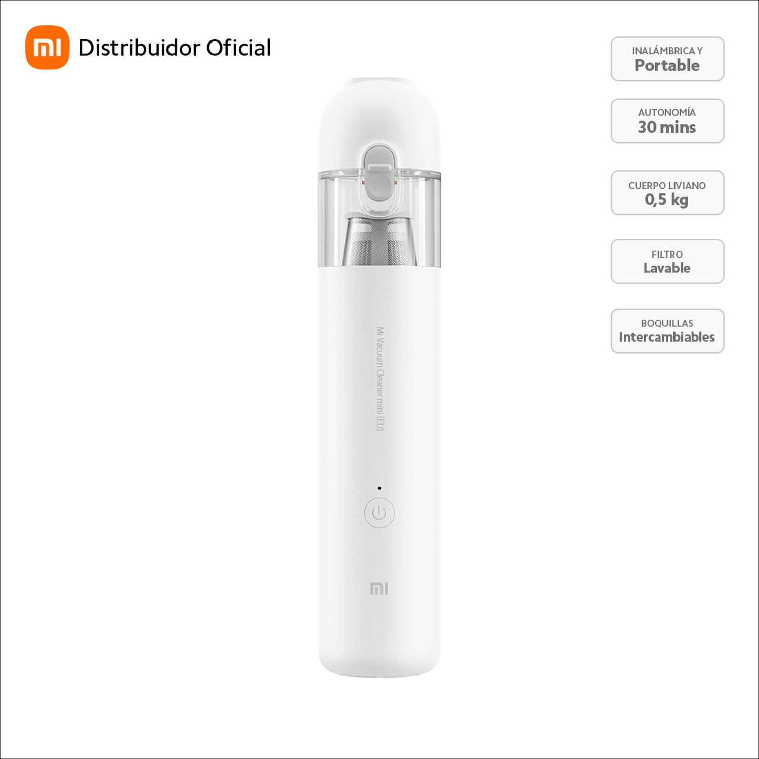 Aspiradora Inal&aacute;mbrica Xiaomi Mi Vaccum Cleaner Mini image number 0.0