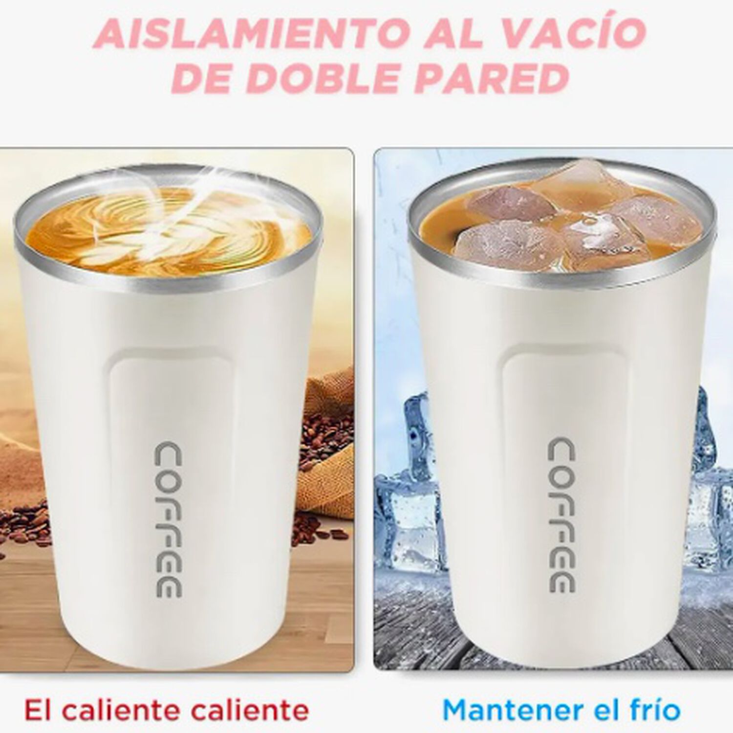 Termo Cafe T&eacute;rmico Blanco image number 4.0