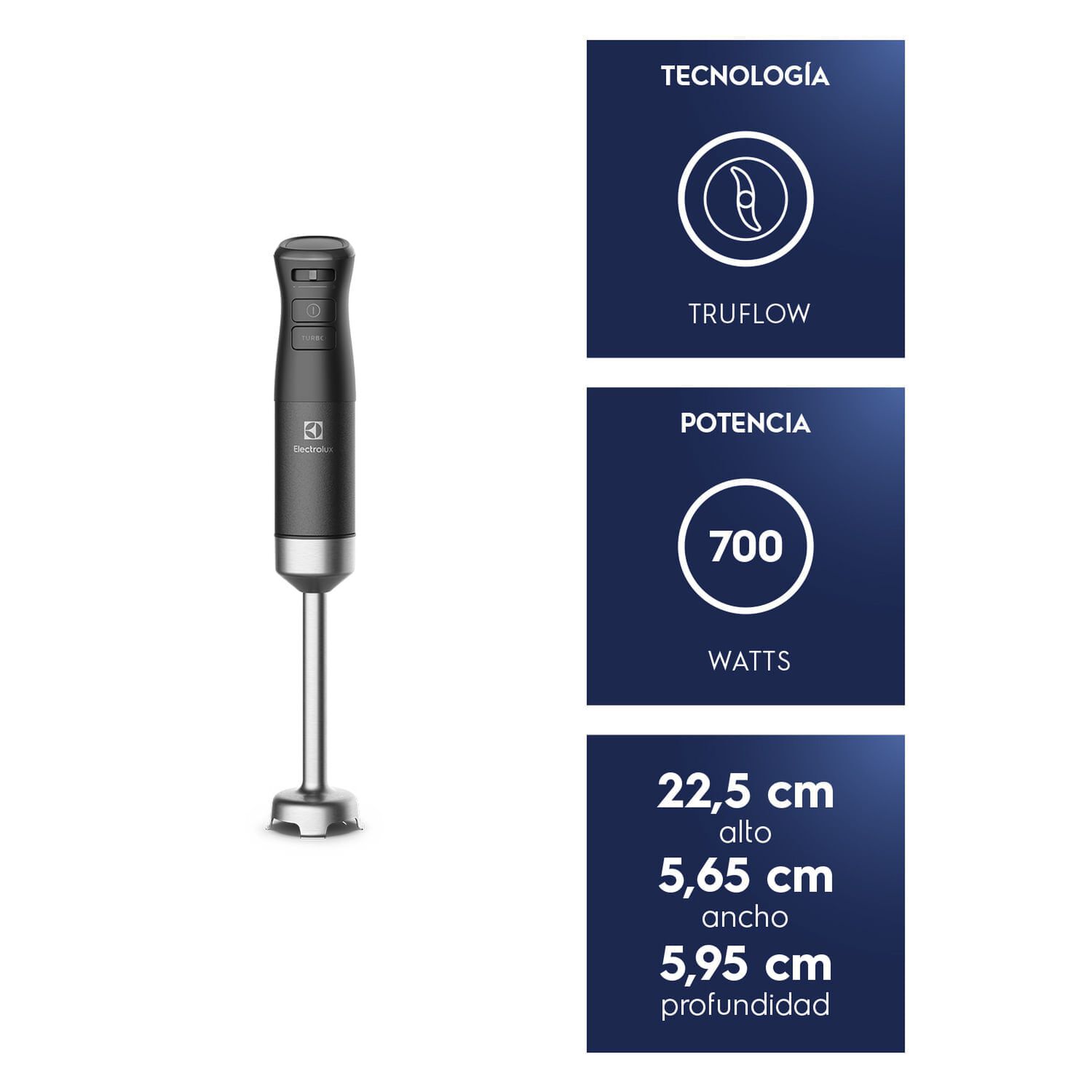 Minipimer 3 En 1 Electrolux 700w Ibp70 Gris image number 1.0