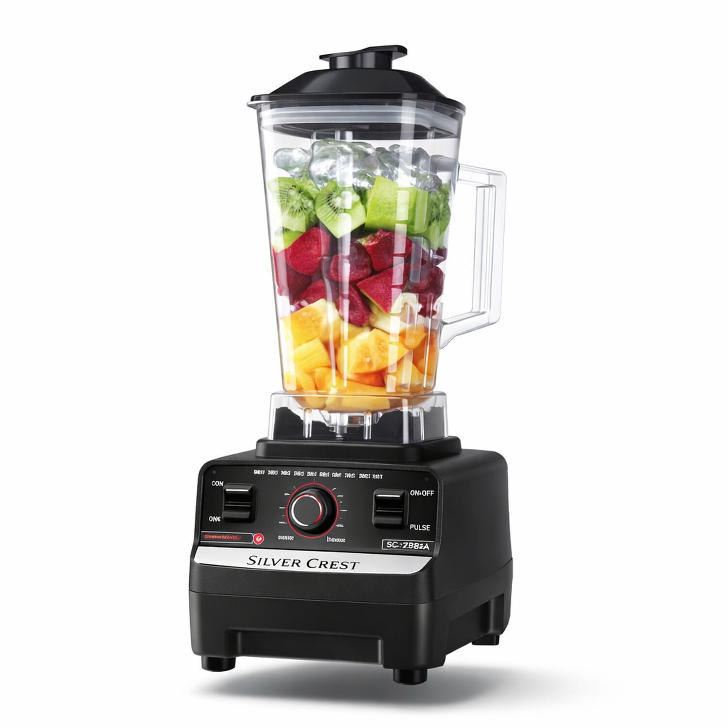 Licuadora Profesional Con Vaso Abs 110/220v Silver Crest image number 0.0