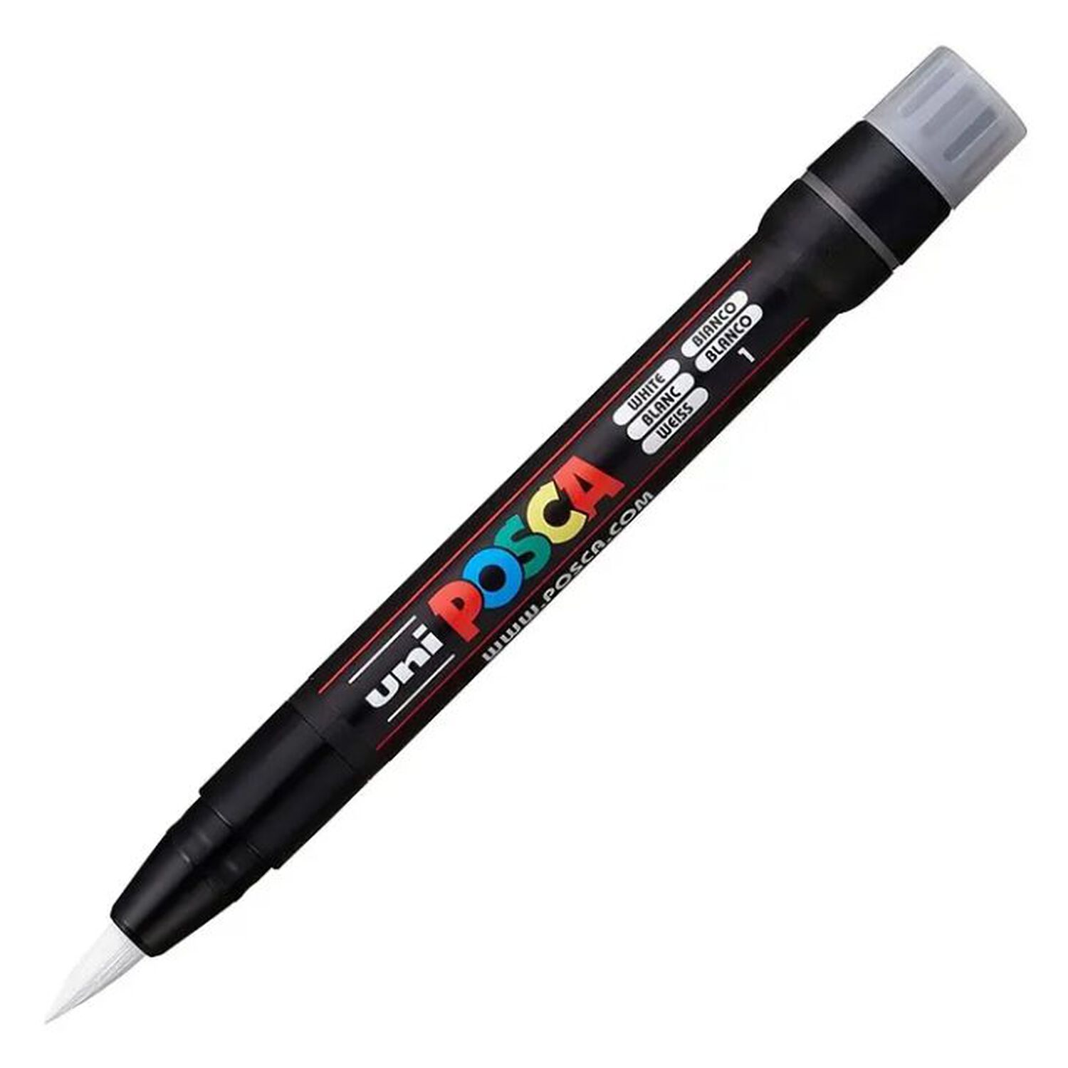 Marcador Acrilico Pincel Blanco Pcf-350 Posca image number 0.0