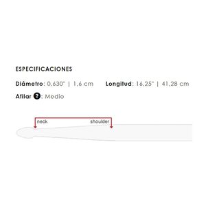 Baquetas Vic Firth 2b Nova Red Punta De Nylon