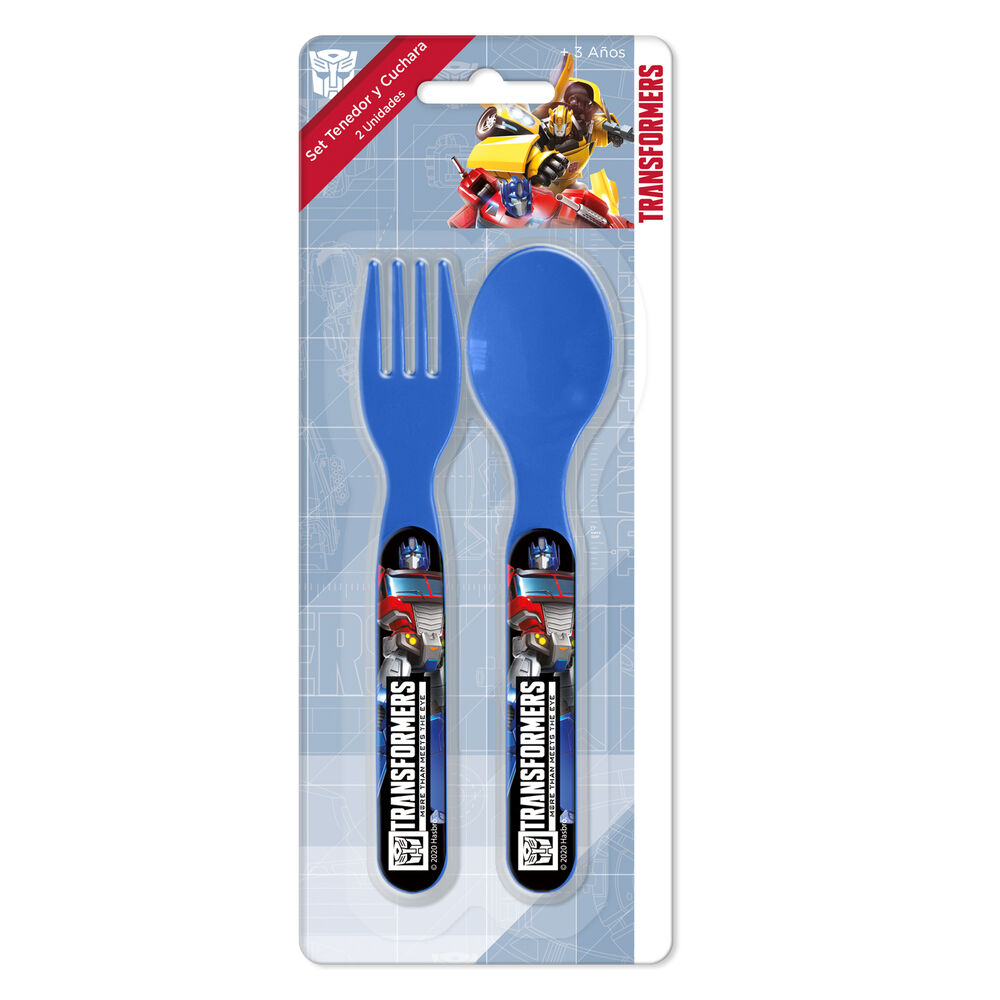 Set Tenedor Y Cuchara Transformers image number 0.0