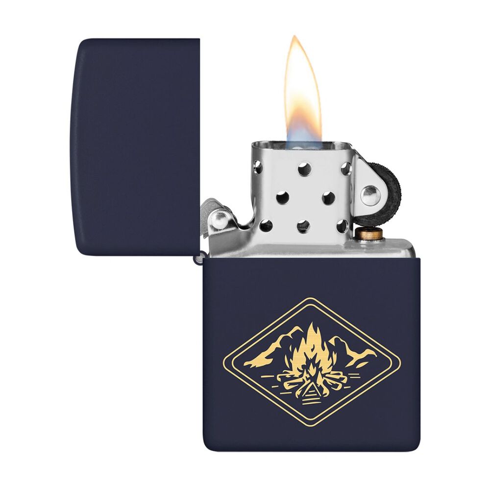 Encendedor Zippo Campfire Design Azul Zp46174 image number 1.0